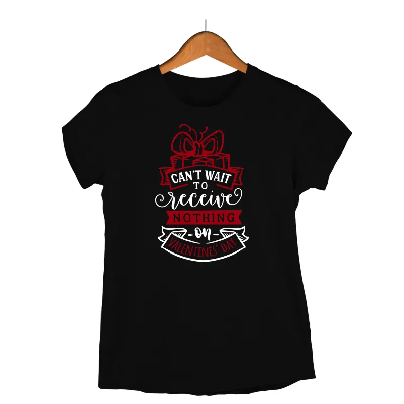 Can`t wait to recive nothing, tricou cu mesajv