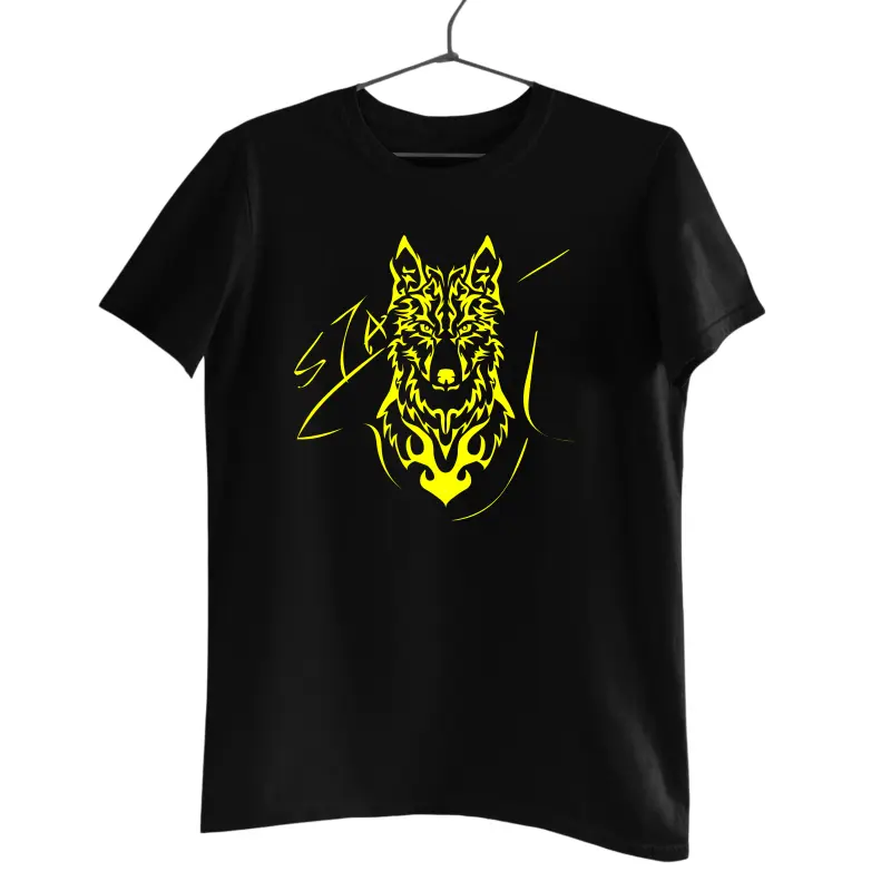 Wolf, tricou cu mesajv