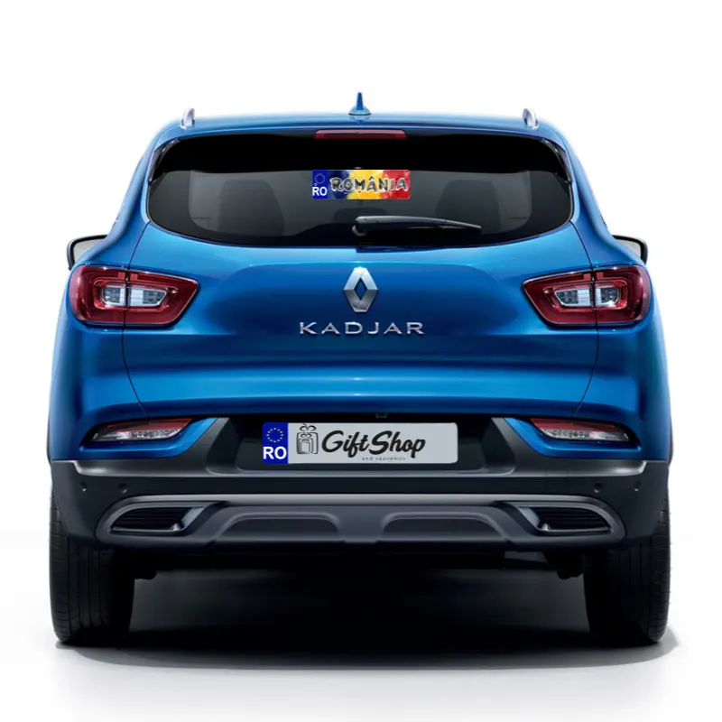 Romania model 3, indicator masina, dimensiune 200x60 mmv