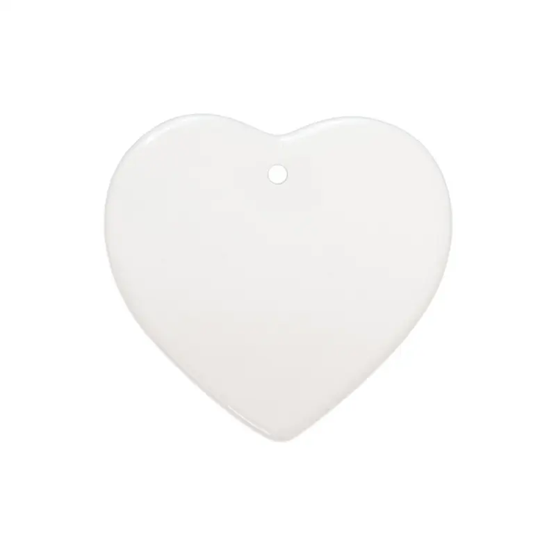 Ornament din ceramica inima, personalizat