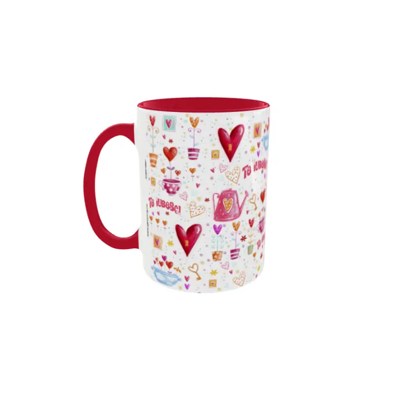 Te iubesc, cana din ceramica, 330ml, model 2v