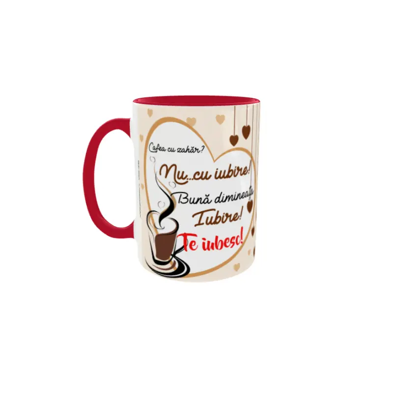 Te iubesc, cana din ceramica, 330ml, model 3
