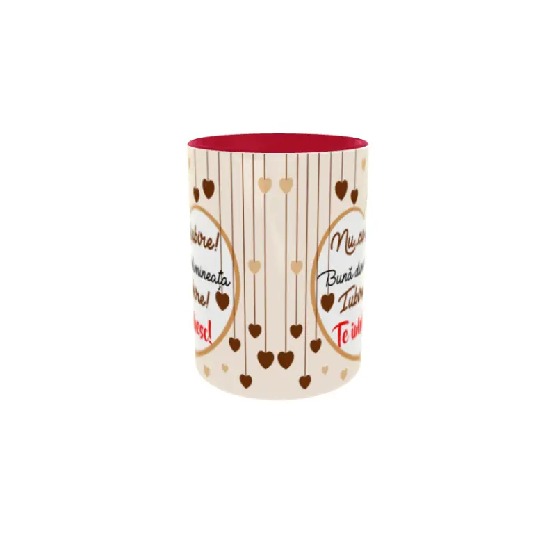Te iubesc, cana din ceramica, 330ml, model 3v