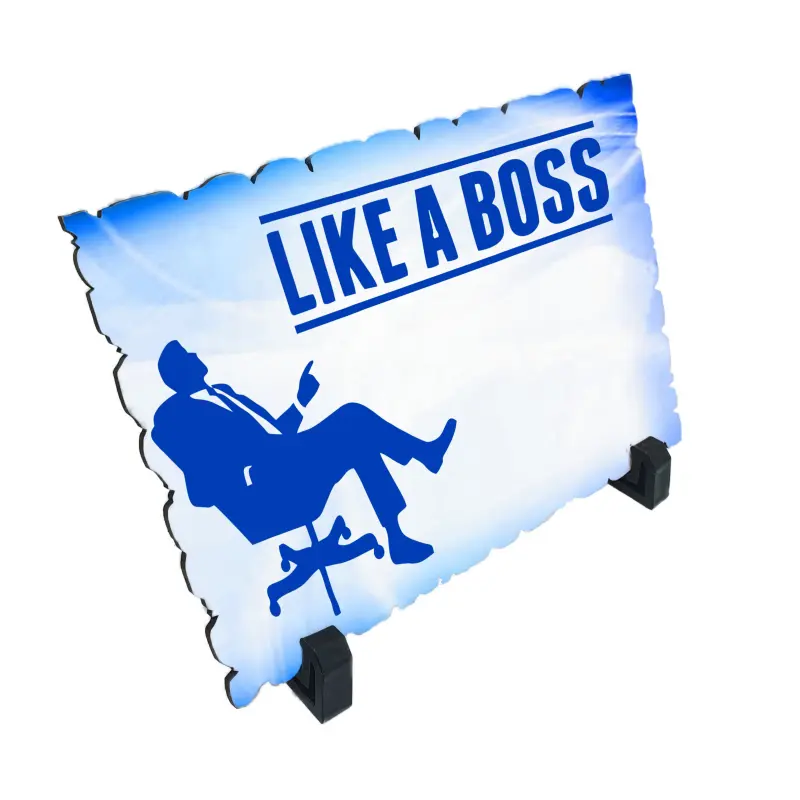Like a boss, placheta cu mesaj, model av