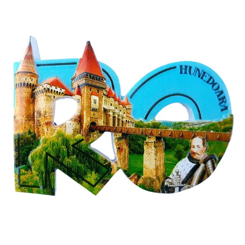 Magnet din rasina castelul huniazilorv