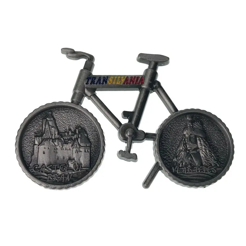 Magnet forma bicicleta din metal castelul branv