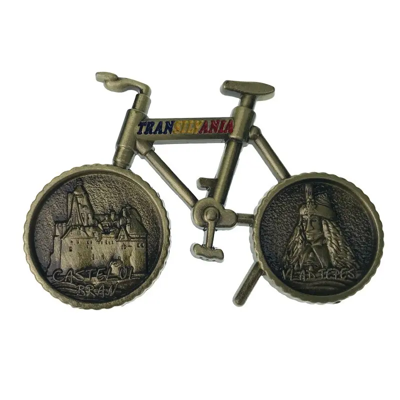 Magnet forma bicicleta din metal castelul branv
