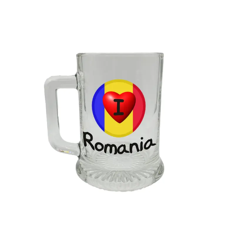 I love romania, halba cu mesaj 3
