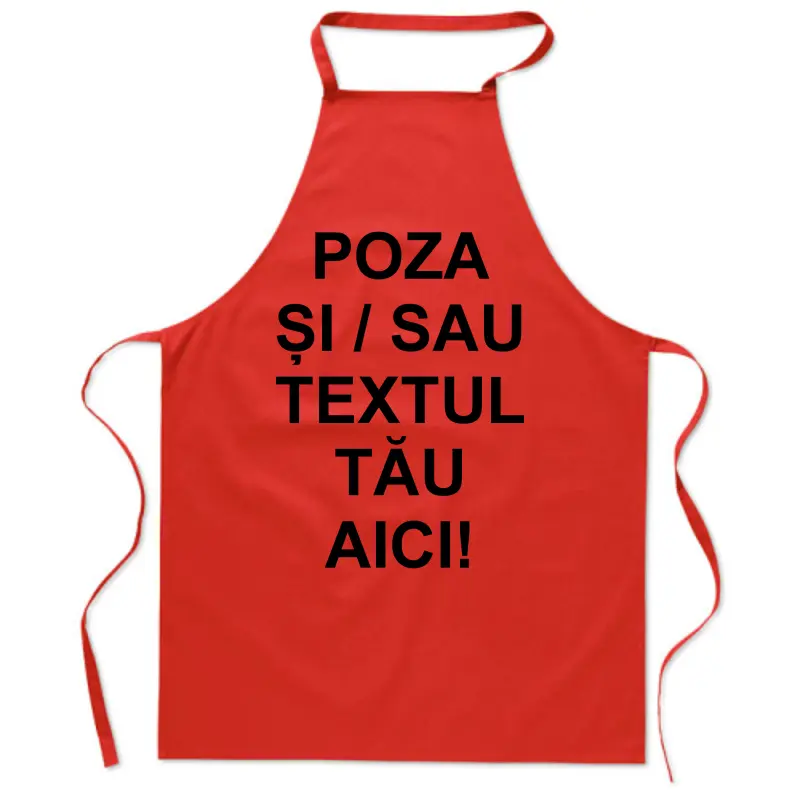 ..sort rosu personalizat cu poza / textv