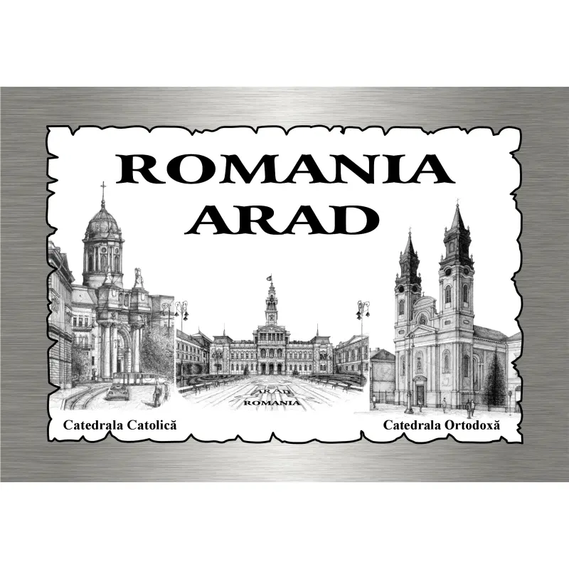 Arad, romania, magnet frigider mgs008v