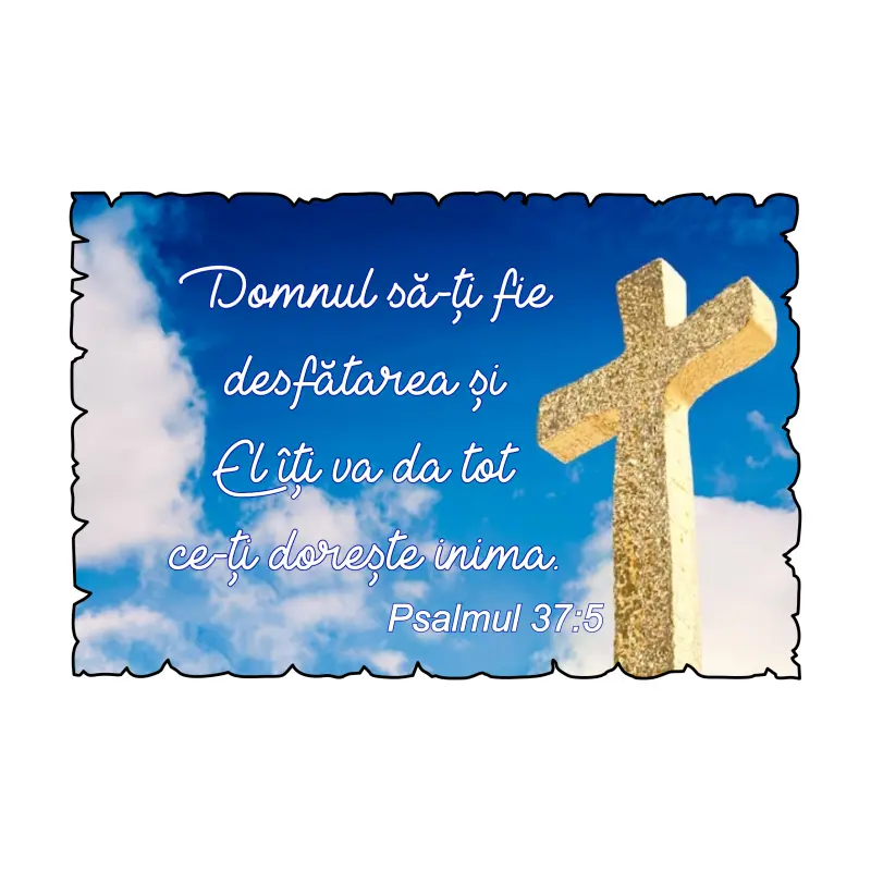 Psalmi 37:5, magnet frigider mgs049v