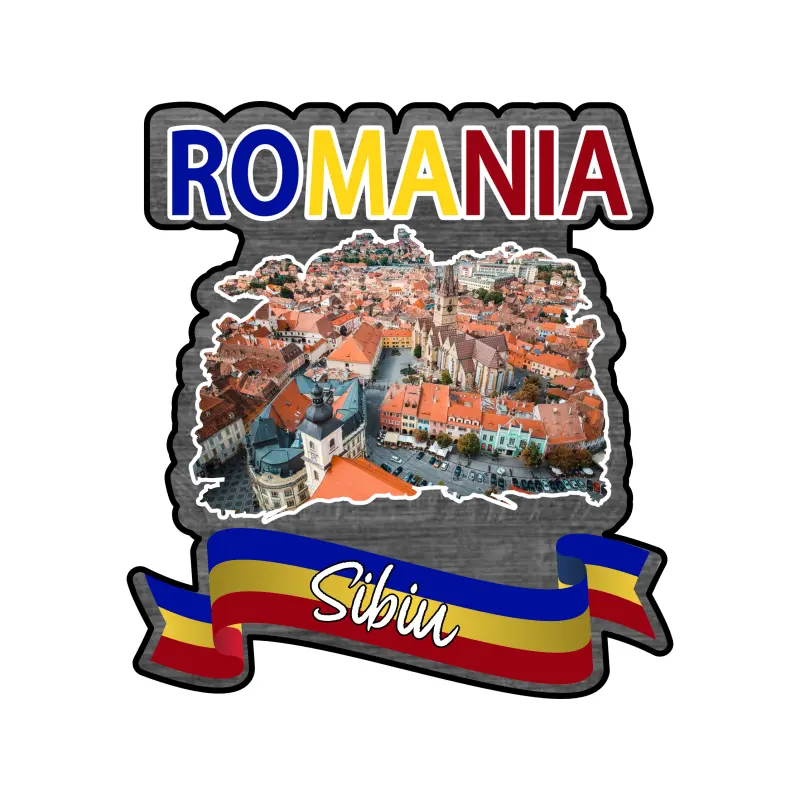 Sibiu, romania, magnet frigider mgs167v