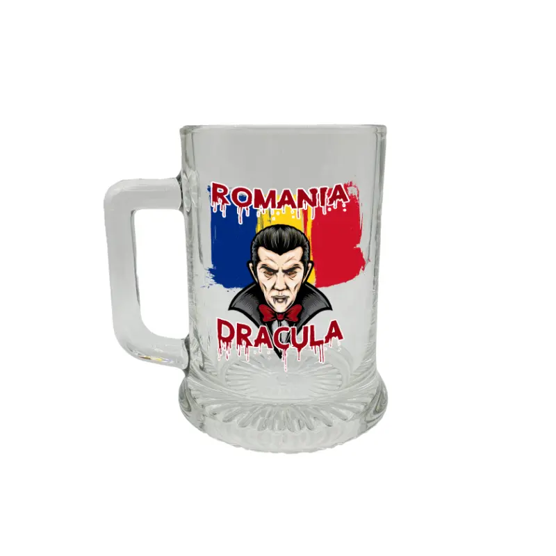 Dracula romania, halba cu mesaj 2