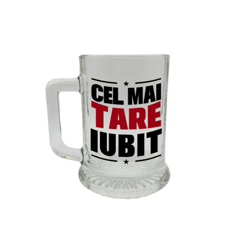 Cel mai tare iubit, halba cu mesaj