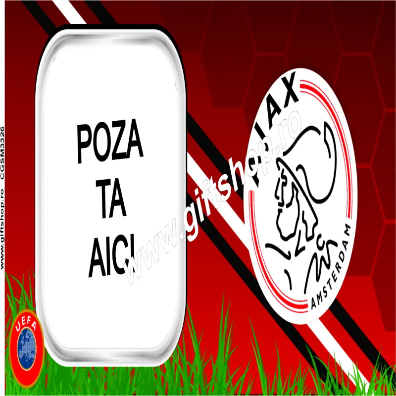 Ajax, cana personalizata cu poza, model 3326v