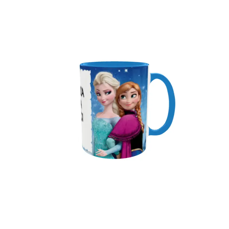 Elsa, frozen, cana personalizata cu poza si text, 330ml, model 3350v
