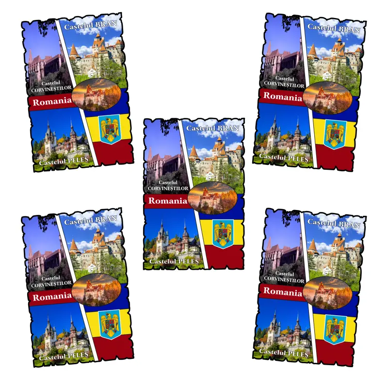 Castele romania, magnet frigider mgs177v