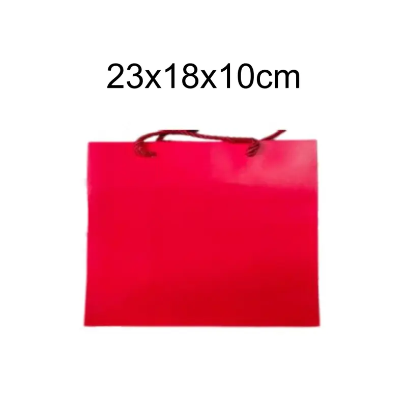 Plasa cadou, unicolora, 23x18x10v