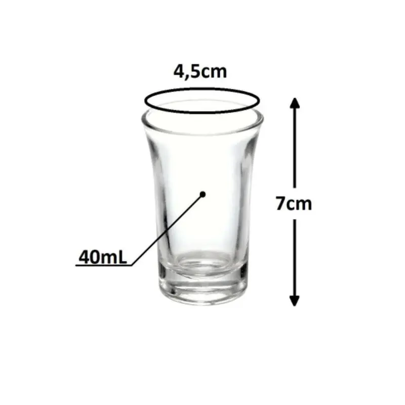 Sirop pentru fericire, set 6 pahare shout, model 116bsv