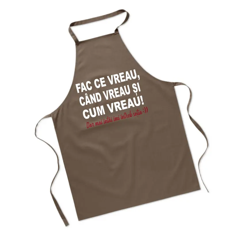Fac ce vreau cand vreau si cum vreau, sort personalizat, model sogs021v
