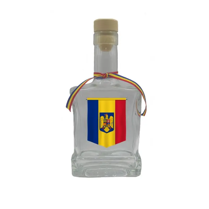 Fanion romania, sticla cu mesaj plata, 250 ml, model divgs179 16