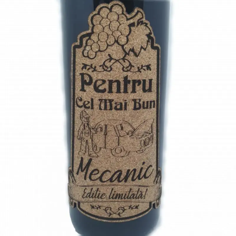 Pentru cel mai bun mecanic, eticheta pluta cu mesajv