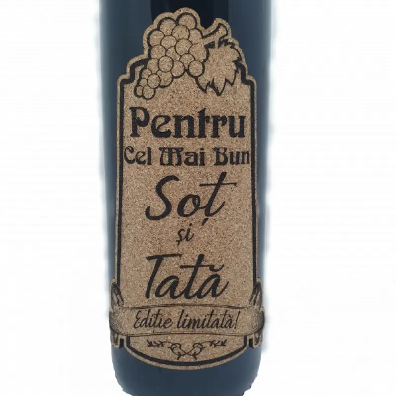 Pentru cel mai bun sot si tata, eticheta pluta cu mesaj