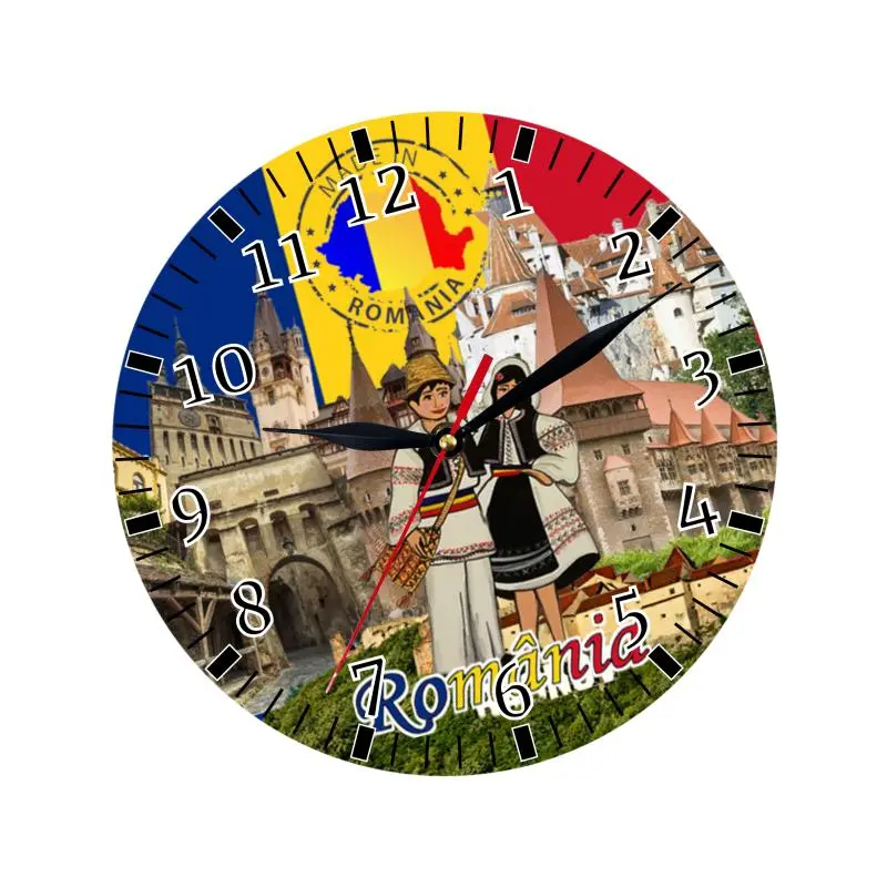 Romania, ceas lemn de perete, model 35v