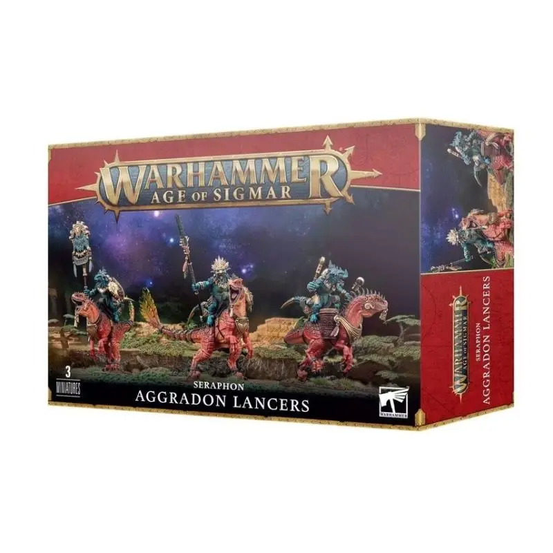Seraphon: aggradon lancers, age o sigmar, games workshop, model 88-18