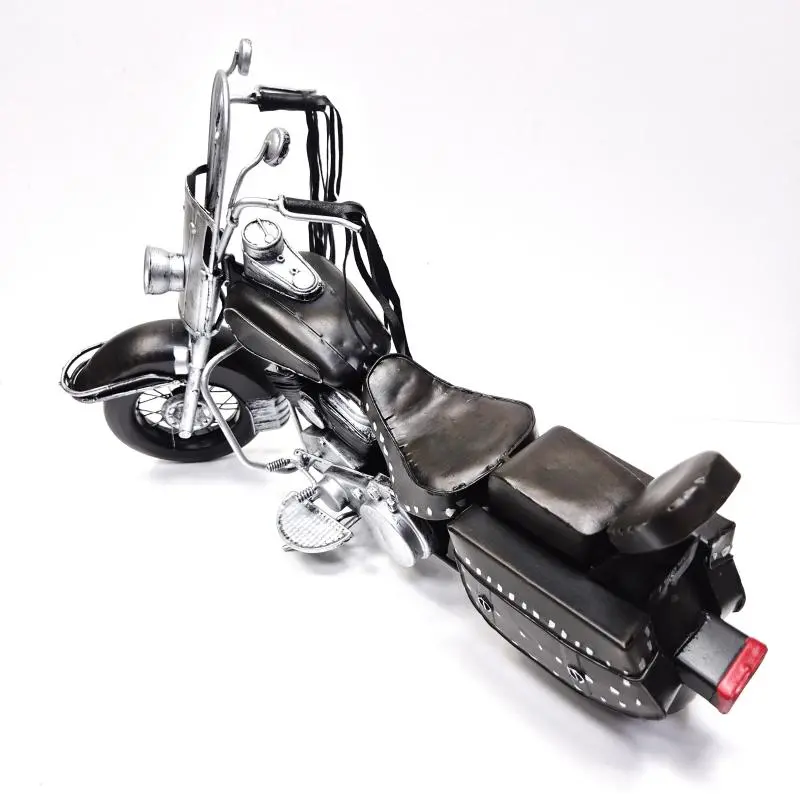 Motocicleta epoca, negru, din metal, model 12-17v