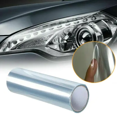 Folie protectie faruri / stopuri auto - transparent (pret/m liniar)