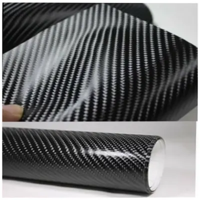 Folie colantare auto carbon 5d lacuit negru (3m x 1,52m)