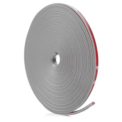 Inele de protectie si decor jante, adezive, din plastic flexibil - gri