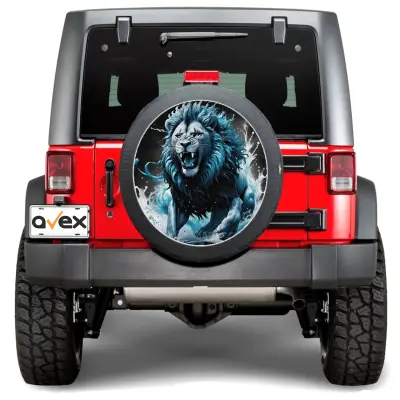 Sticker auto "roata de rezerva" rezistenta la intemperii si raze uv, diametru 55 cm, cod: avx-rr10