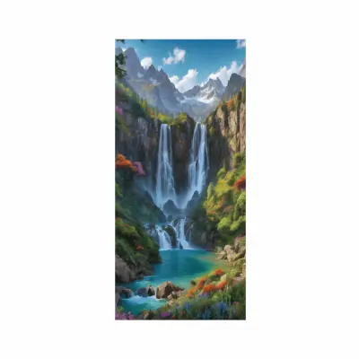 Folie imprimata color pentru decor usa, dimensiune 200 x 90cm, model: avx-dr27