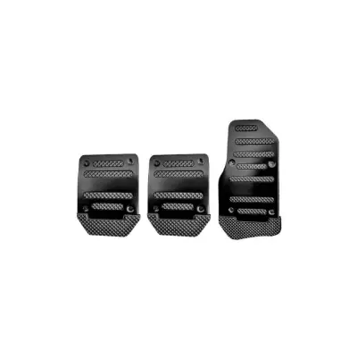 Set 3 buc. ornament pedale tuning din aluminiu, culoare neagra, cod avx-t051024-7