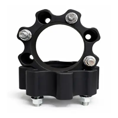 Set 2 buc. distantiere roti atv din aluminiu forjat, grosime 50mm, distanta prezoane 4 x 156mm, gaura centrare 131,2mm, piulite m10 x 1,25