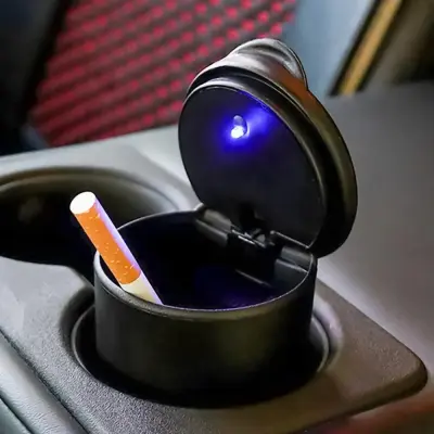 Scrumiera auto suplimentara cu iluminare led pls38