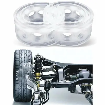 Set 2 inele distantiere pentru intarire arcuri autovehicule, material cauciuc siliconat, marime s