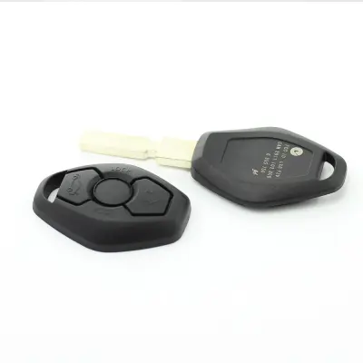 Bmw - carcasa cheie cu 3 butoane si lama cu 4 piste - calitate premium! - carguard