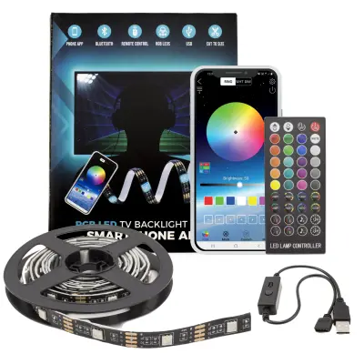 Banda led smart -  pentru iluminare fundal tv, 32”-42” - sunshine