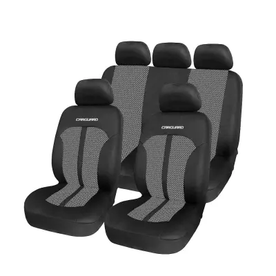 Huse universale premium pentru scaune auto gri+negru - carguard