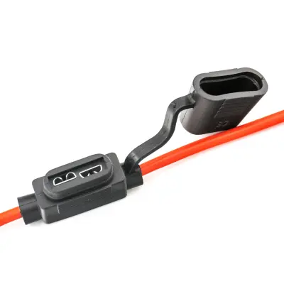 Set suport siguranta auto tip midi (19x13mm) etanse carguard - 5 buc – cablu 23 cm cupru 1 mm² – max 20a