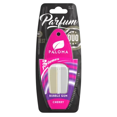 Odorizant auto paloma parfum duo cherry/bubble gum 2x3ml