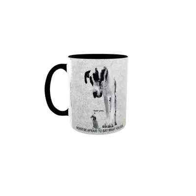 Never be afraid..., cana ceramica, 330ml