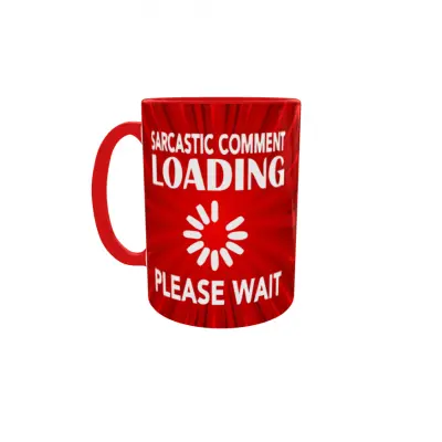 Sarcastic comment loading, cana ceramica, 330ml, cana ceramica cod produs: cgs1312a