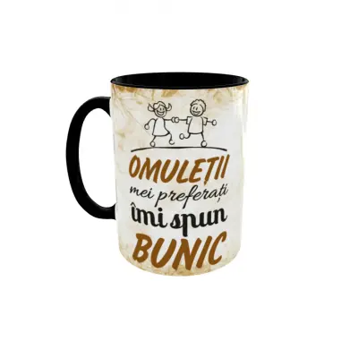 Omuletii mei preferati imi spun bunic, cana ceramica, 330ml, cgs1316