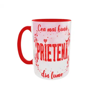 Cea mai buna prietena din lume, cana ceramica, 330ml, cgs1071c