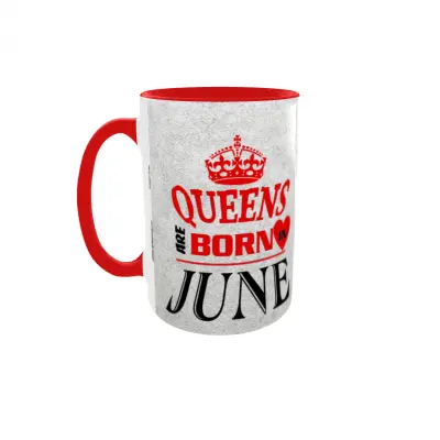 June, queens are born in, cana ceramica, 330ml, cgs1110f