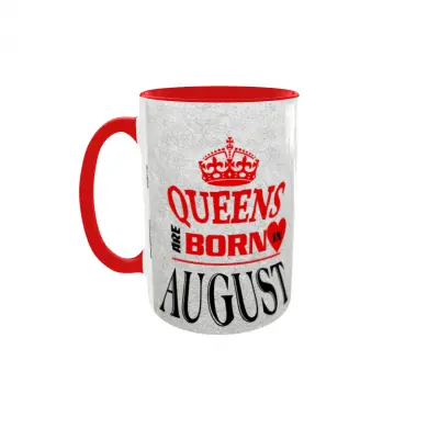 August, queens are born in, cana ceramica, 330ml, cgs1110h